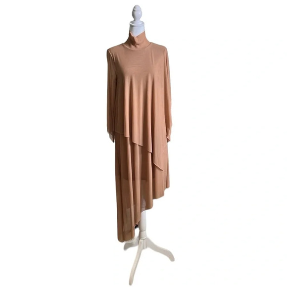BCBG MaxAzria Asymmetrical layered turtleneck Dress - Picture 1 of 12